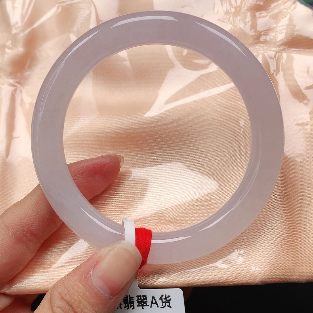 翡翠手镯（圆镯）未镶嵌天然翡翠手镯54