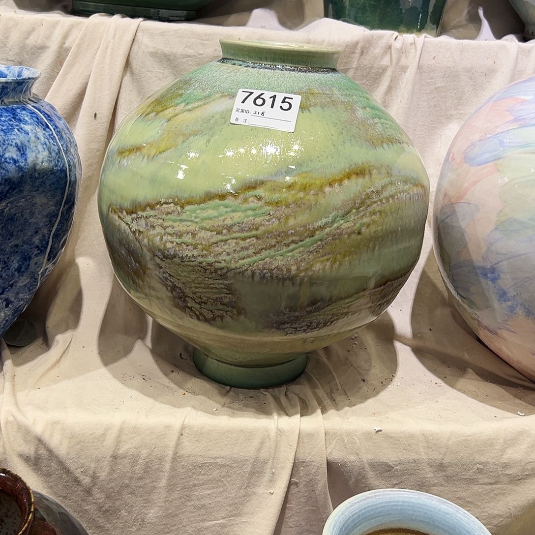 瓶7615高31口9陶瓷花瓶无孔
