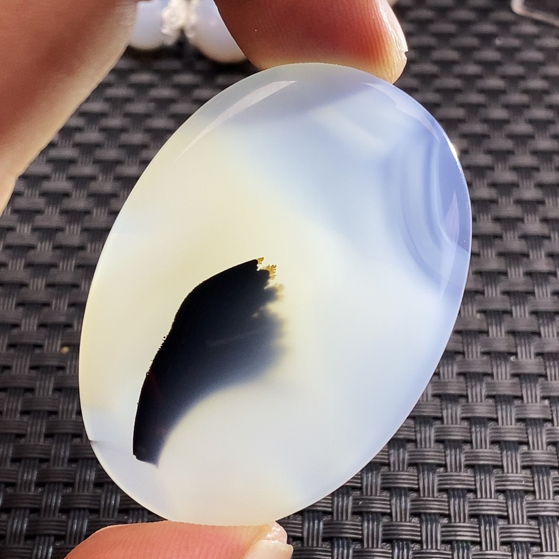 海***洋玛瑙/玉髓未镶嵌吊坠(不含链)