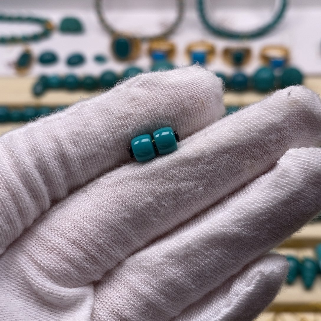 绿松石未镶嵌珠宝奇石5.1mm