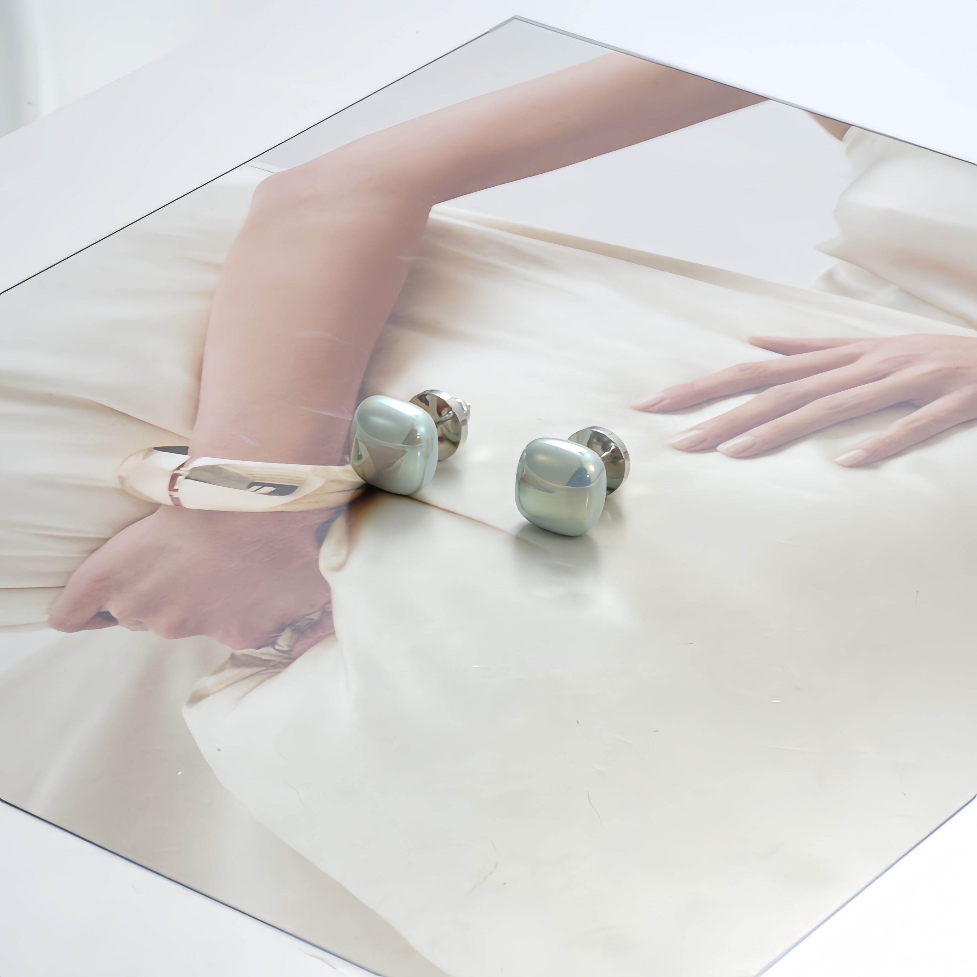 铜合金贝壳耳饰 耳环9695