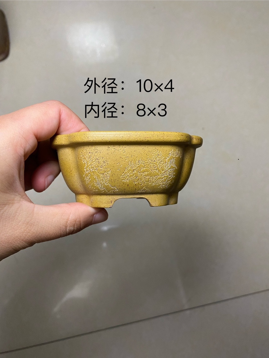 黄降坡四方宜兴紫砂花盆