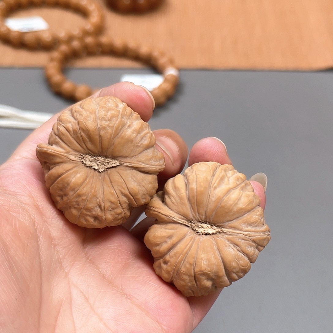 桃核把件40×40尺全品白茬南瓜墩XM3296