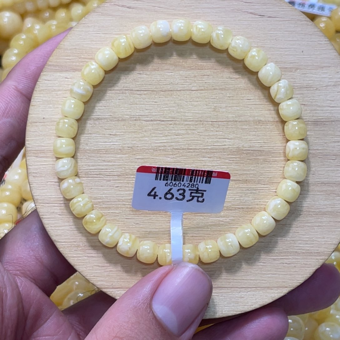 蜜蜡手链未镶嵌一**意蜜蜡