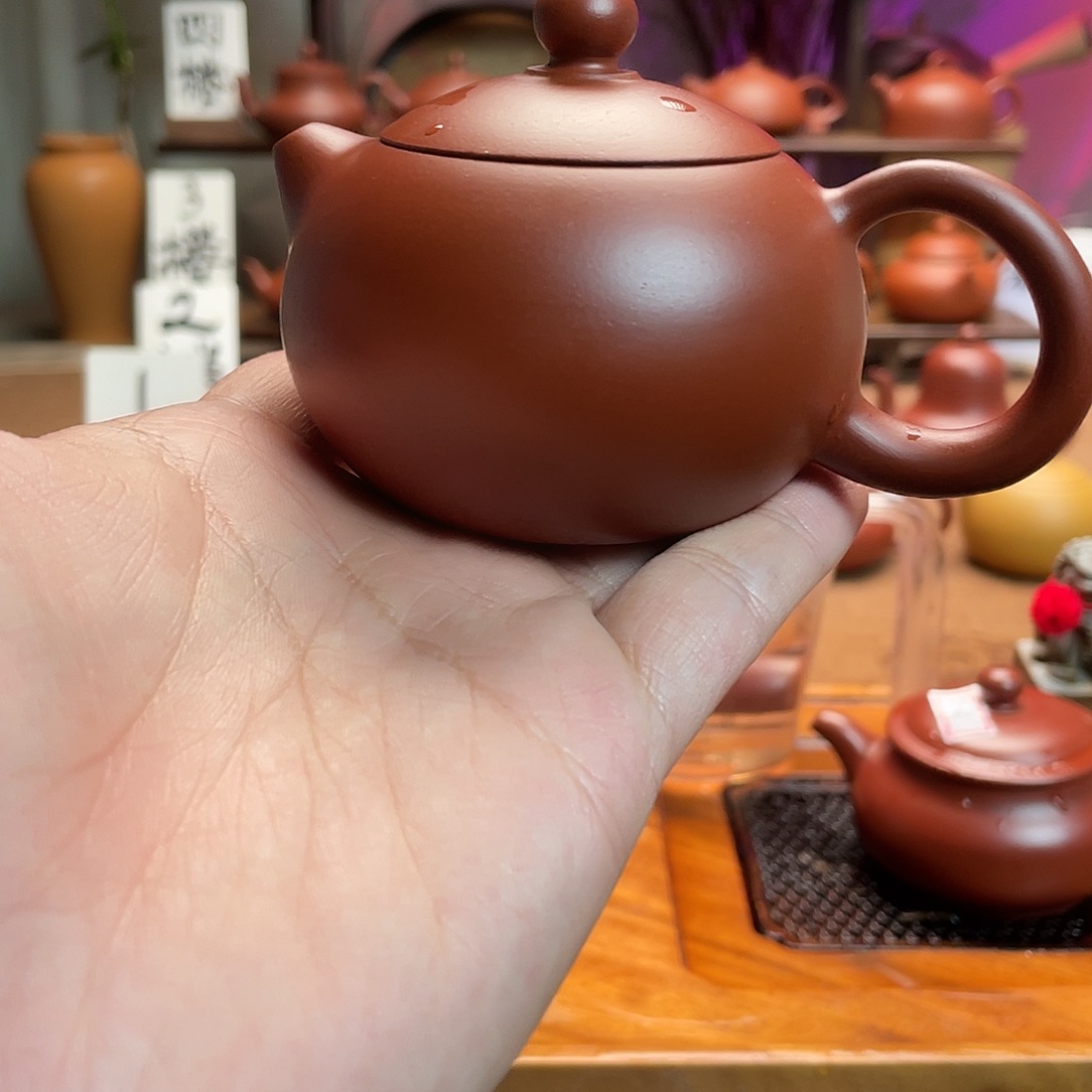 紫砂茶壶老**森手拉壶西施