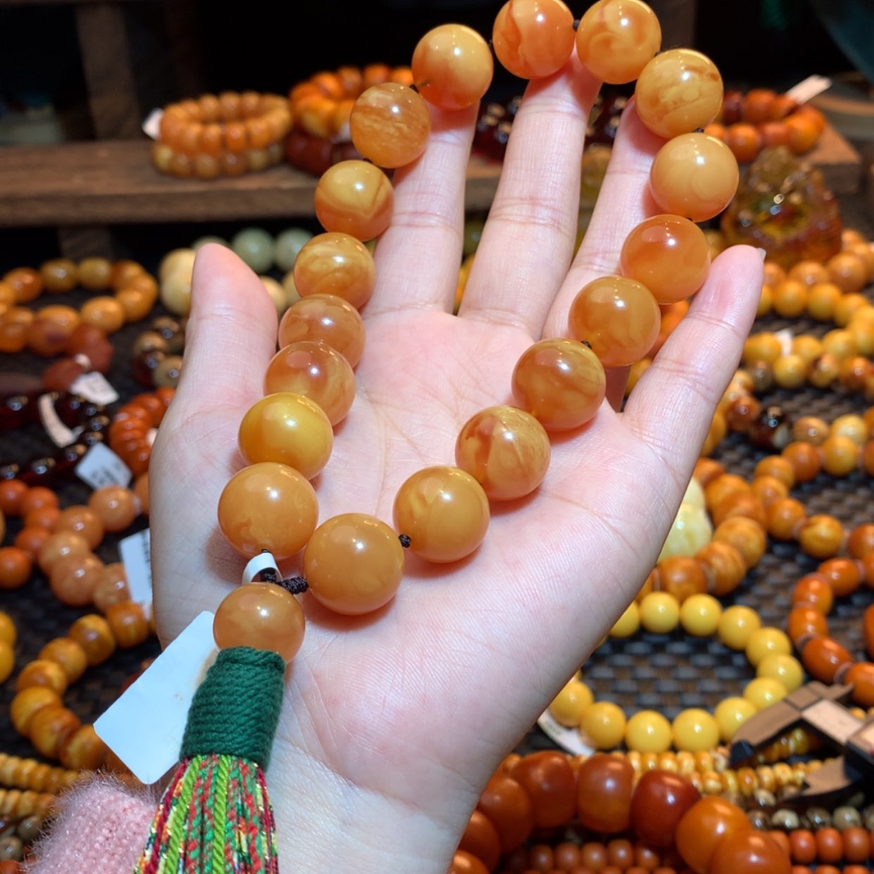 【闪购商品】手串蜜蜡未镶嵌蜜蜡手串