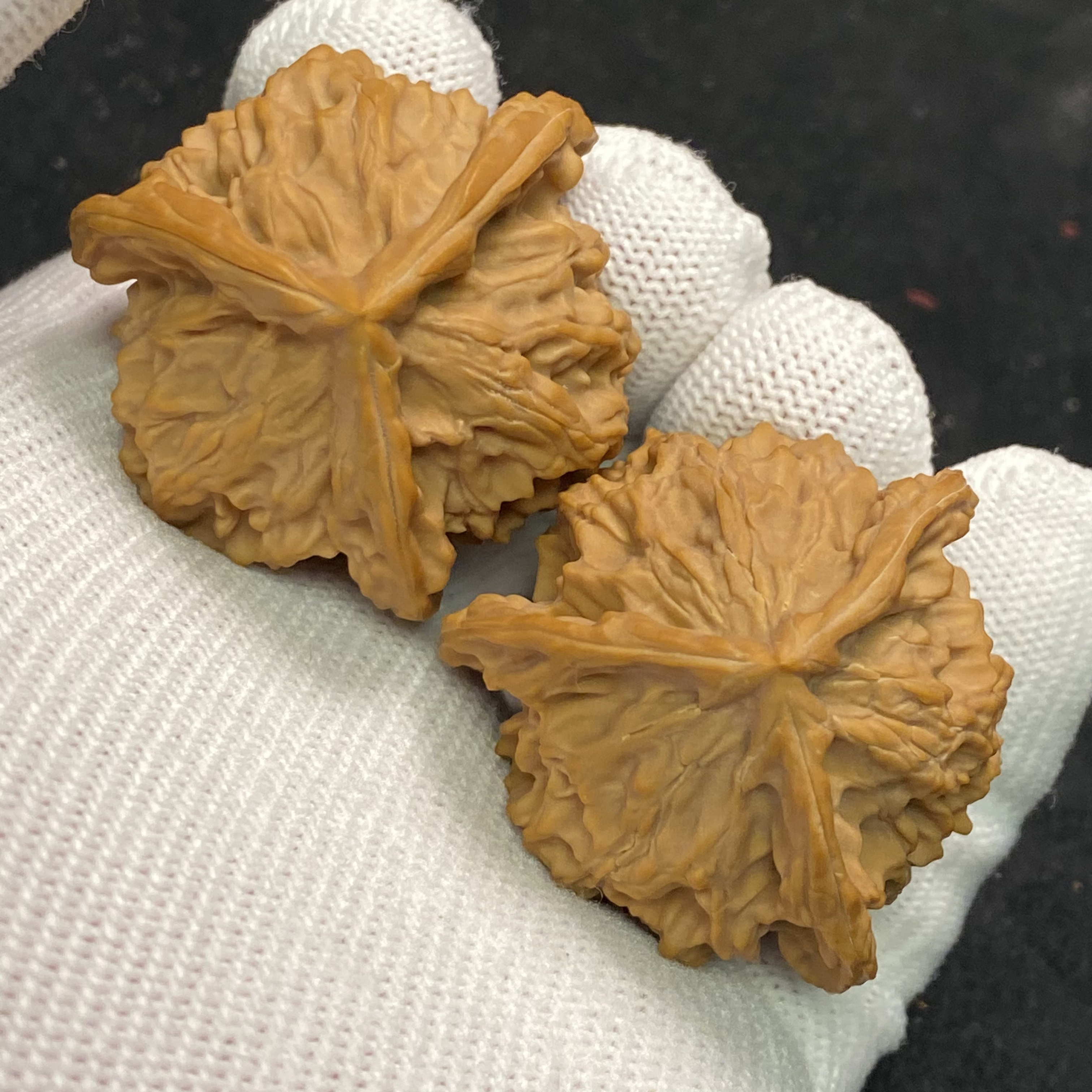 39天然全品盘山三棱大奔核桃（0877）实物实拍。边39-38-37高40