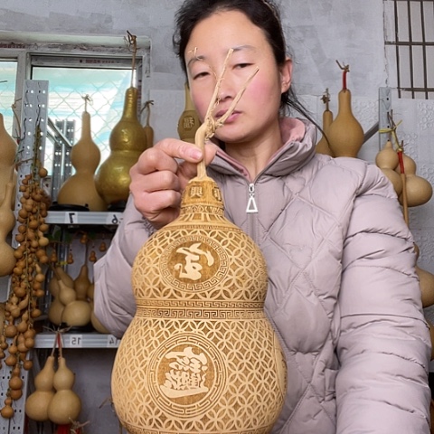 辣***缘天然植物葫芦文玩