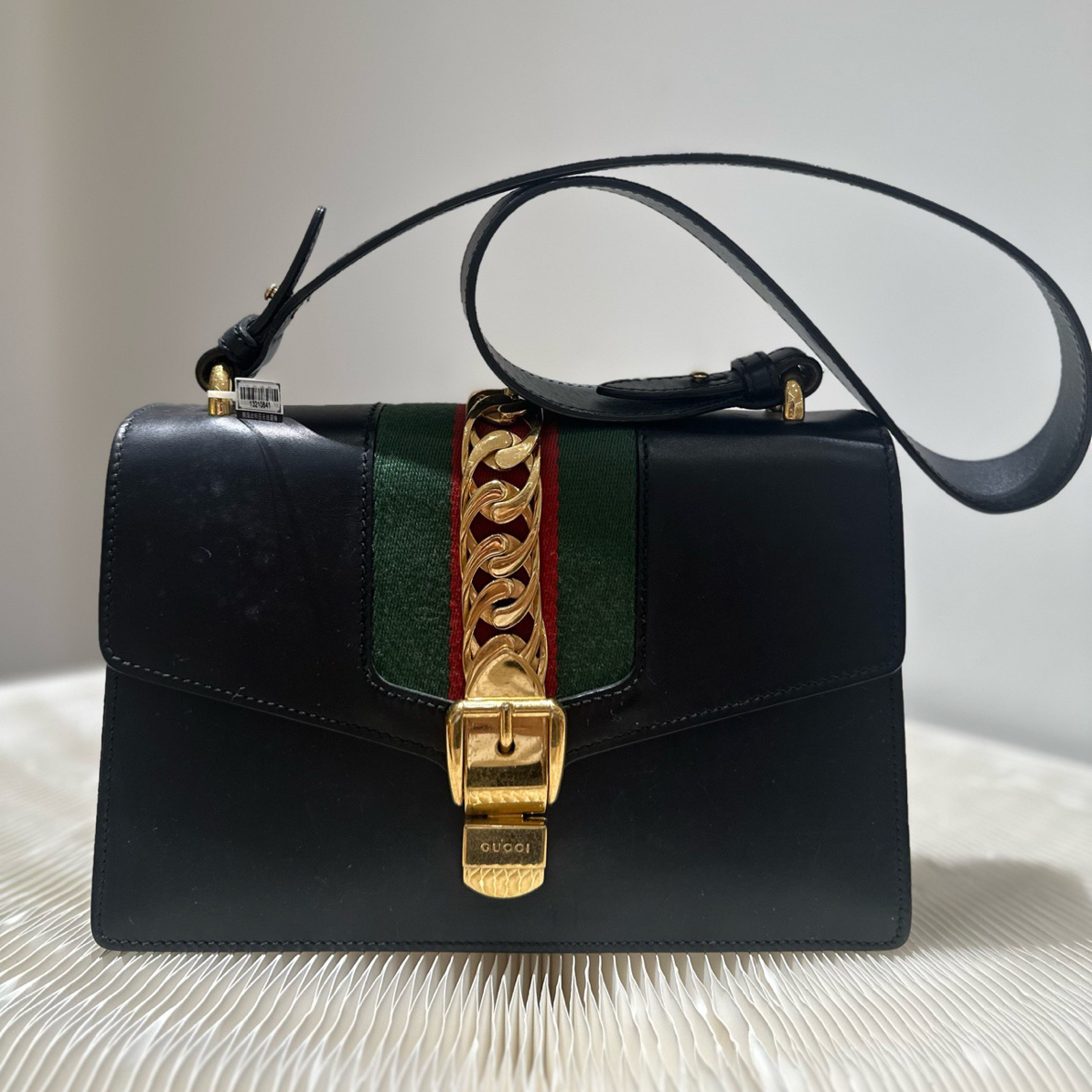 95新 GUCCI/古驰 塞尔维亚经典元素满满 两条肩带可单肩斜挎手提