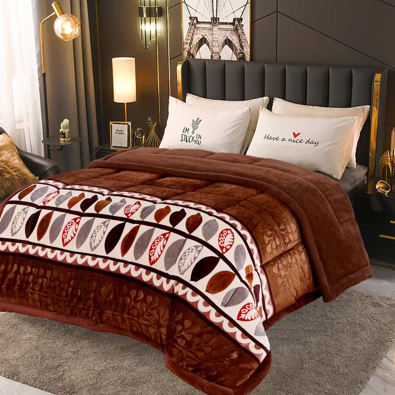 西藏包邮拉萨发货 牛奶绒被北极绒被 单人被