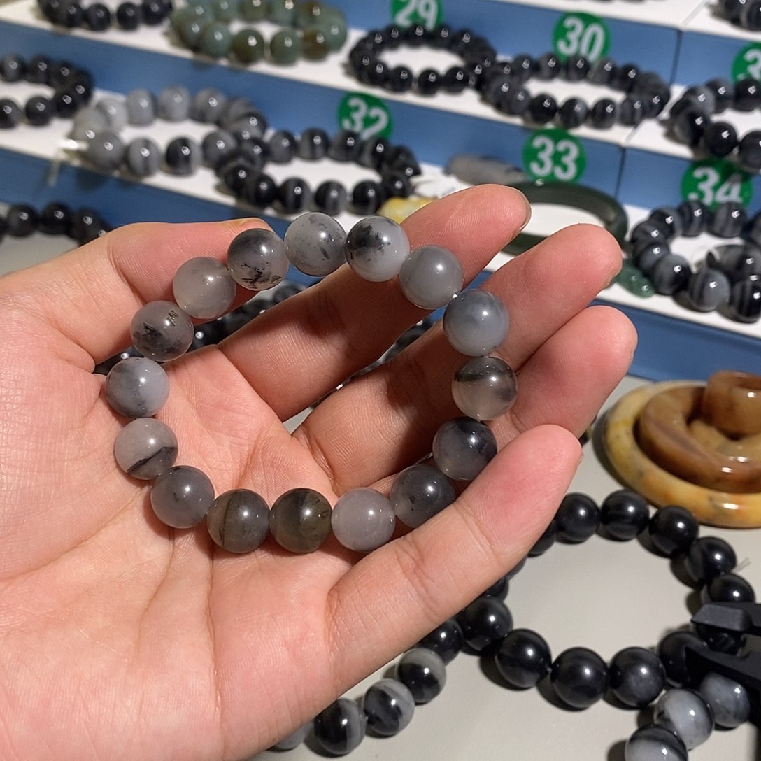 石英质玉未镶嵌手链