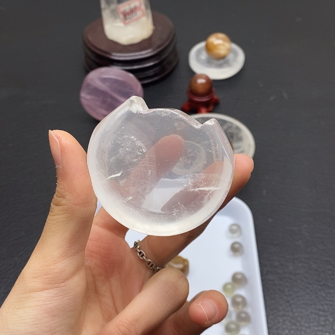 未镶嵌珠宝半成品水晶342水晶石