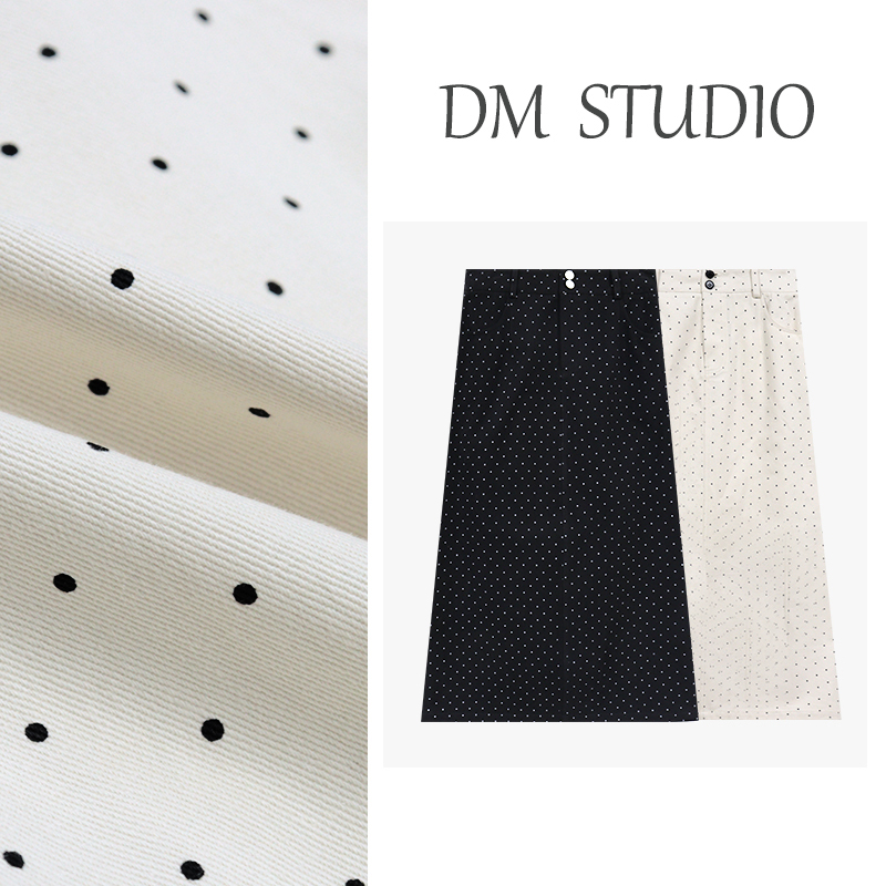 【夏日信函】蛋妹大码女装微胖mm夏季显瘦百搭波点半身裙DM26651