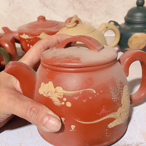 茶杯绿泥宜兴紫砂全手工制作工艺