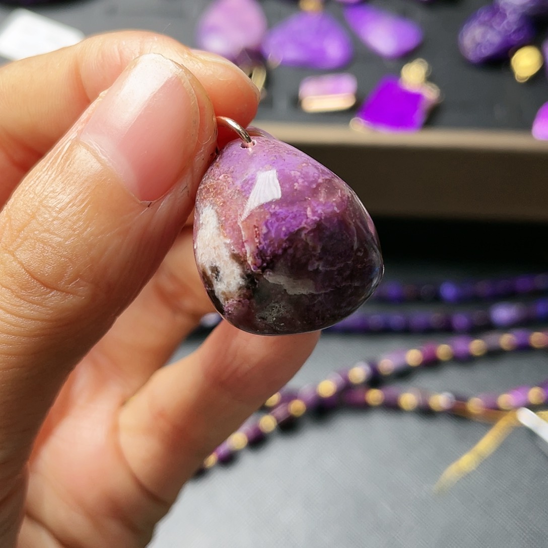 苏纪石（舒俱来）吊坠银S925镶嵌