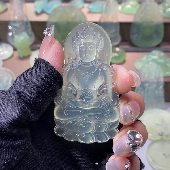 岫玉吊坠未镶嵌吊坠