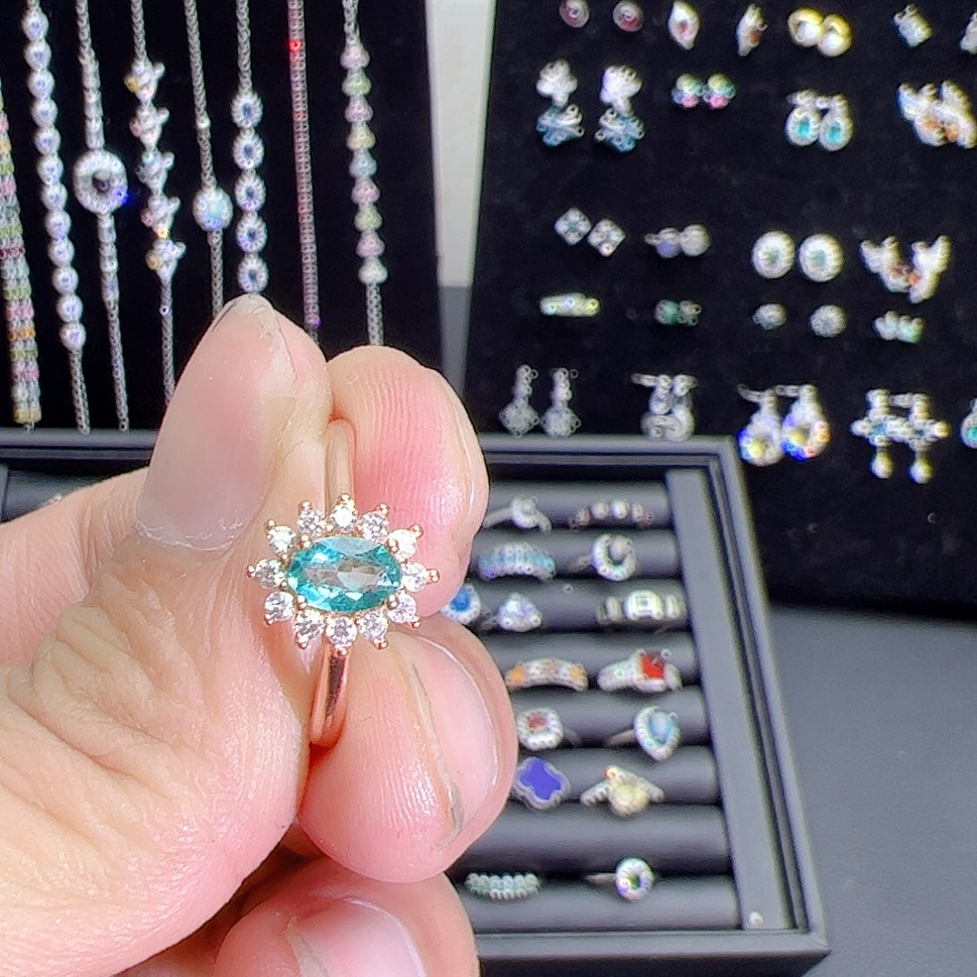 紫晶珠宝半成品银S925镶嵌