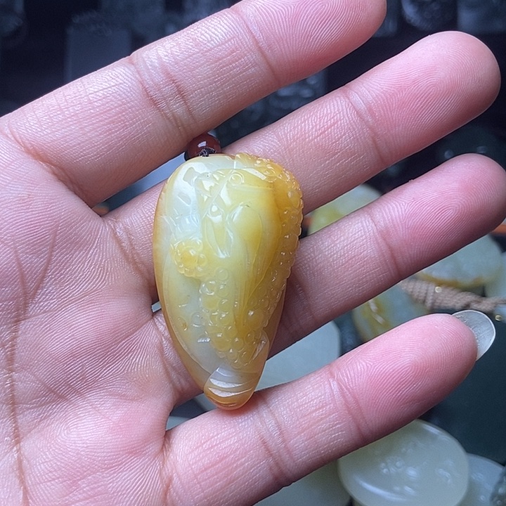 颈饰未镶嵌和田玉昵*