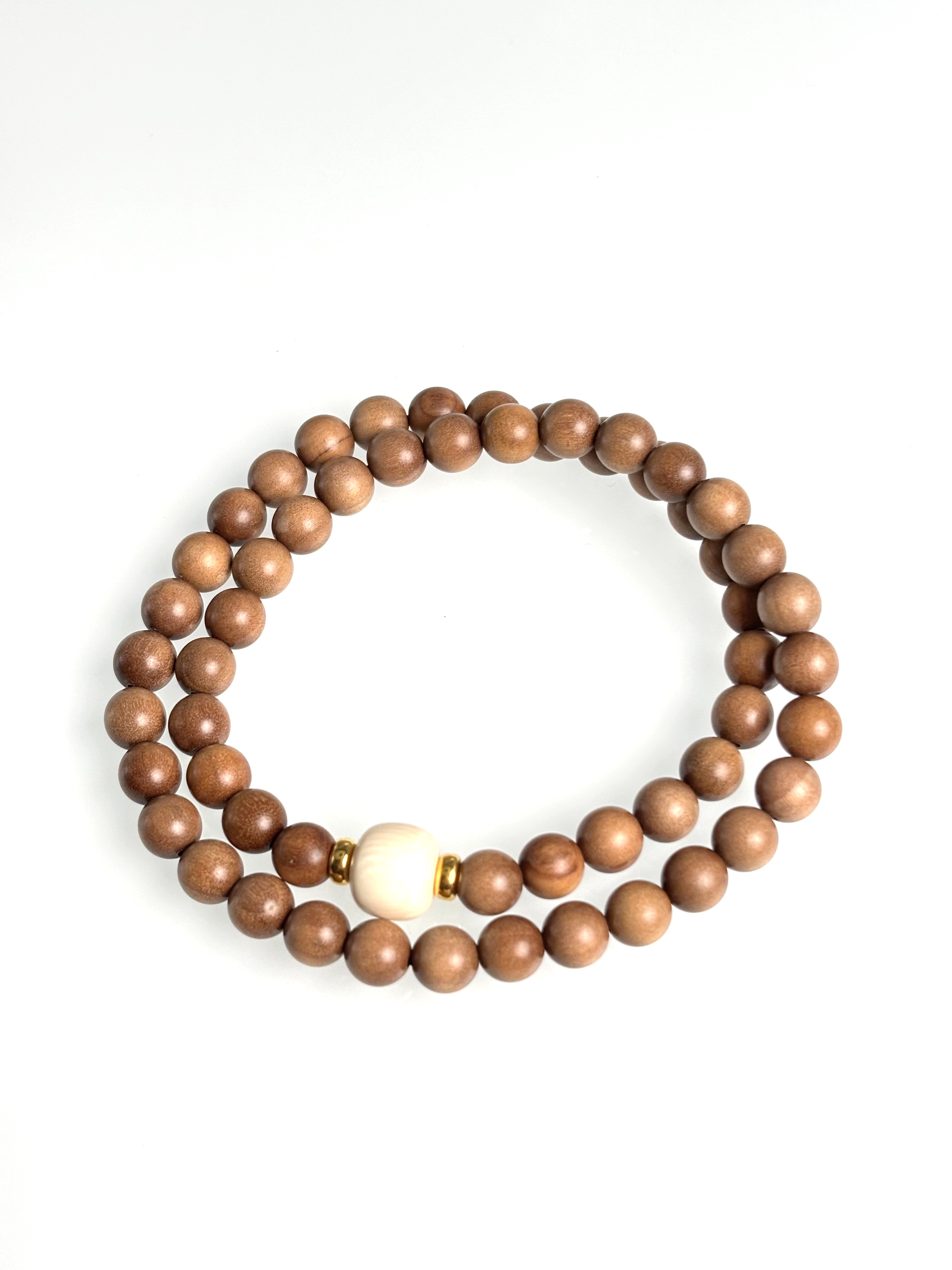 0.6老山檀猛犸牙手串