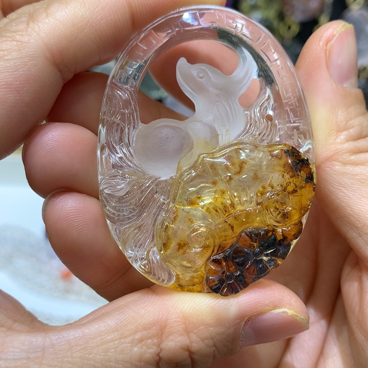 水晶颈饰未镶嵌天然