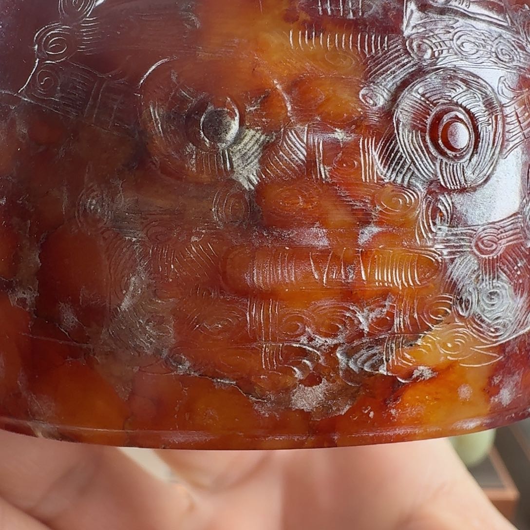 湘***哥钧瓷手工艺品精美器物釉色浑厚
