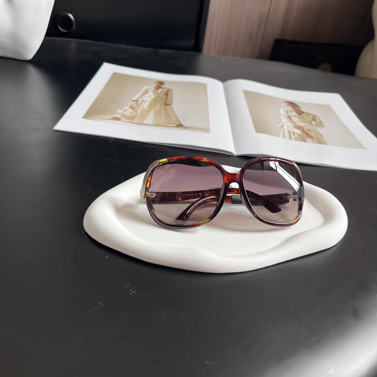 高级感气质复古简约百搭偏光太阳镜H5476