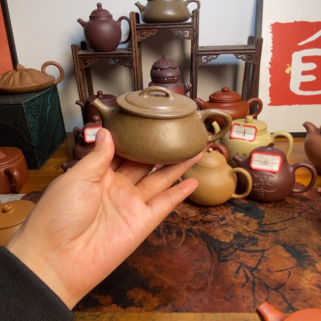 唐****财瓦瓢 半手工 紫砂壶