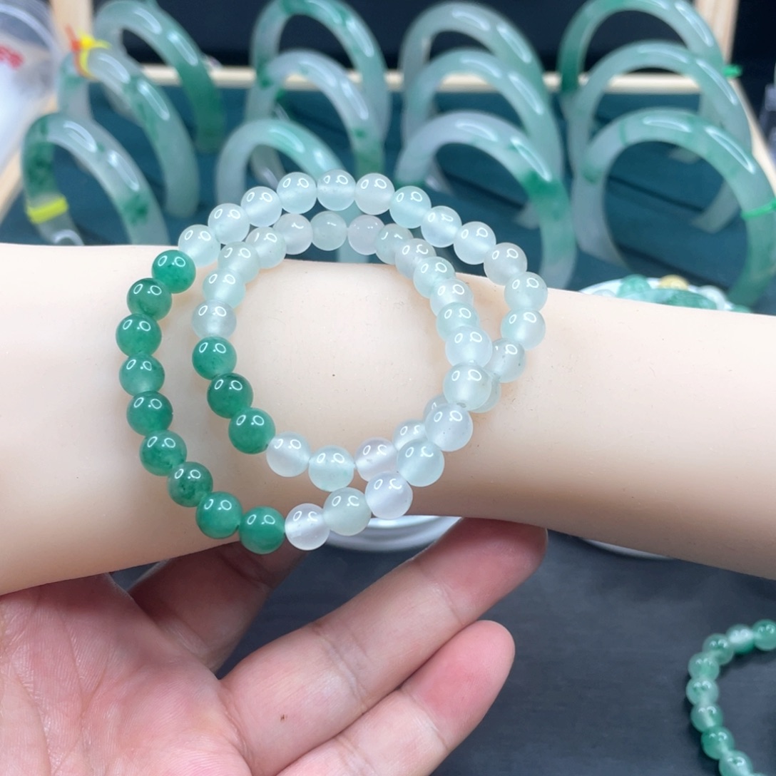 未镶嵌手串石英质玉