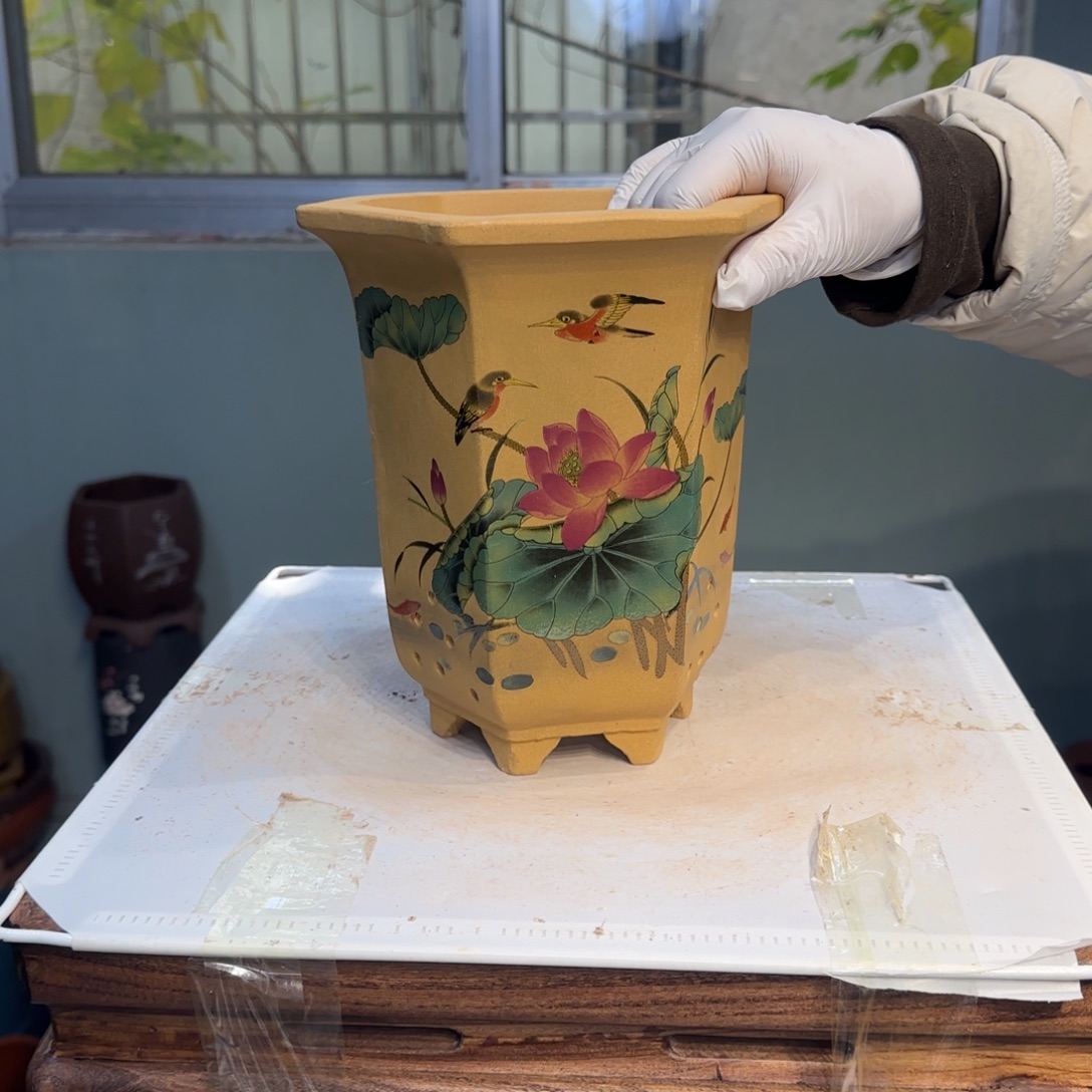 紫砂花盆是尺寸16