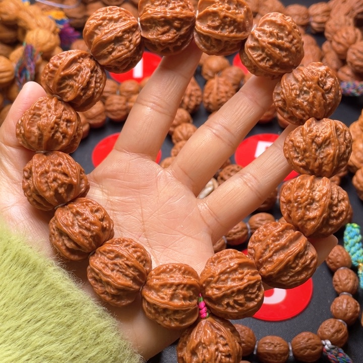 文玩核桃吊坠古今火焰