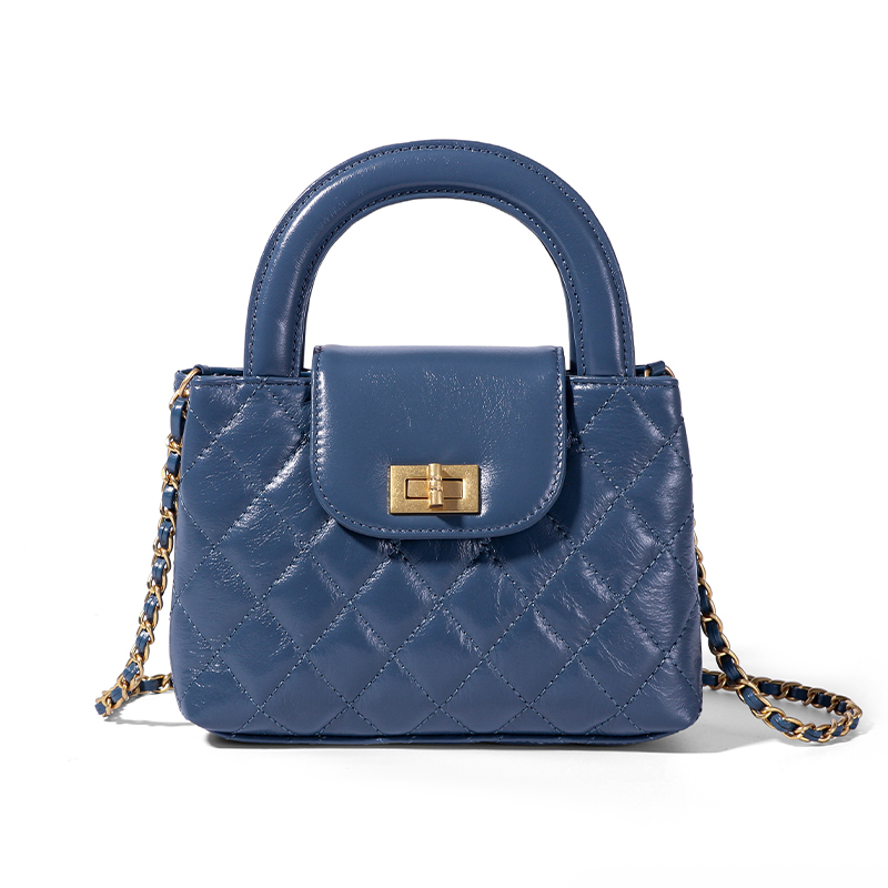 【云云甄选】SLBL-511-藏蓝色-20*7*13轻奢时尚女士新款单肩斜挎包