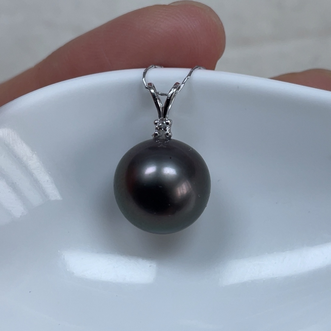 海水珍珠18K金镶嵌颈饰11.8mm