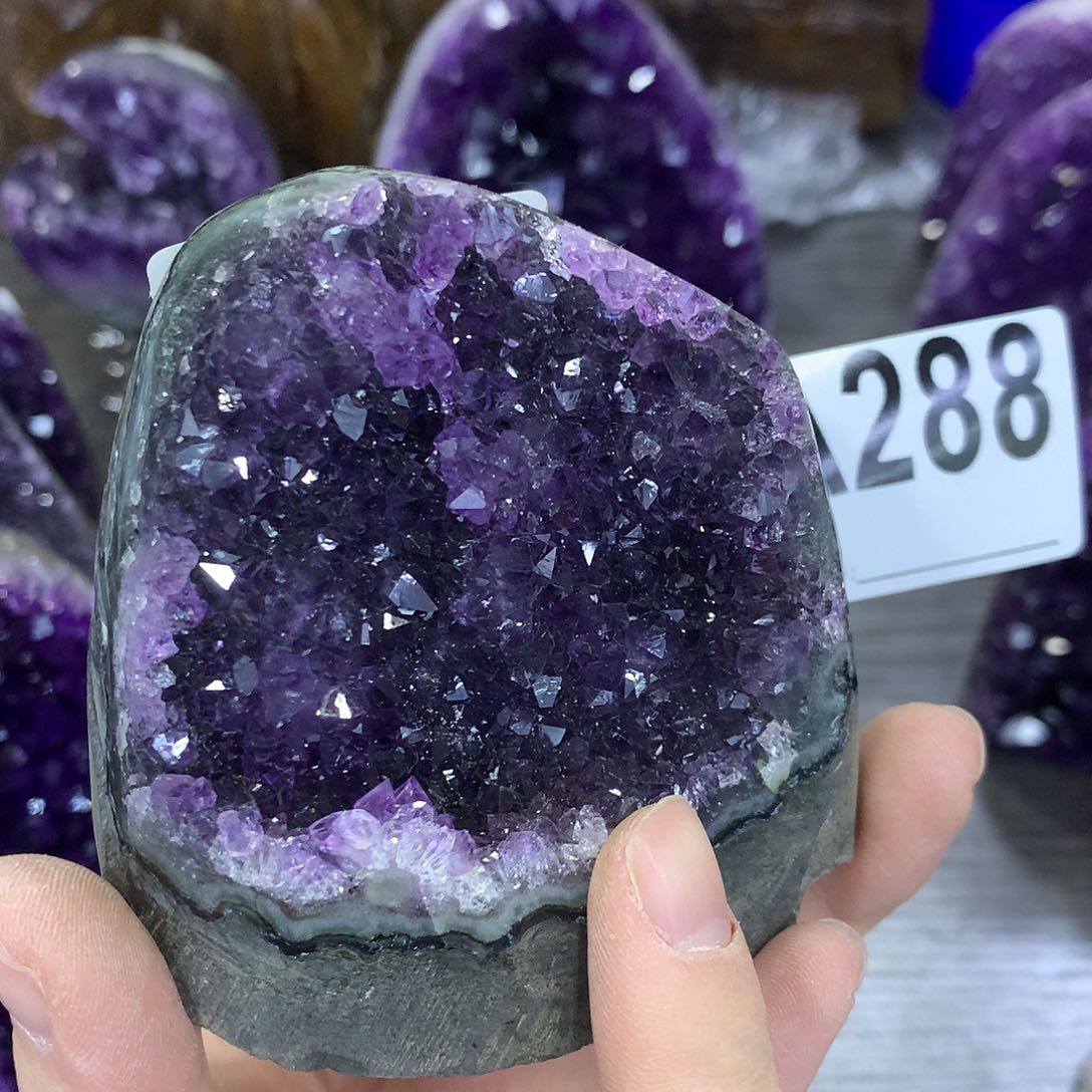 紫晶珠宝半成品未镶嵌288