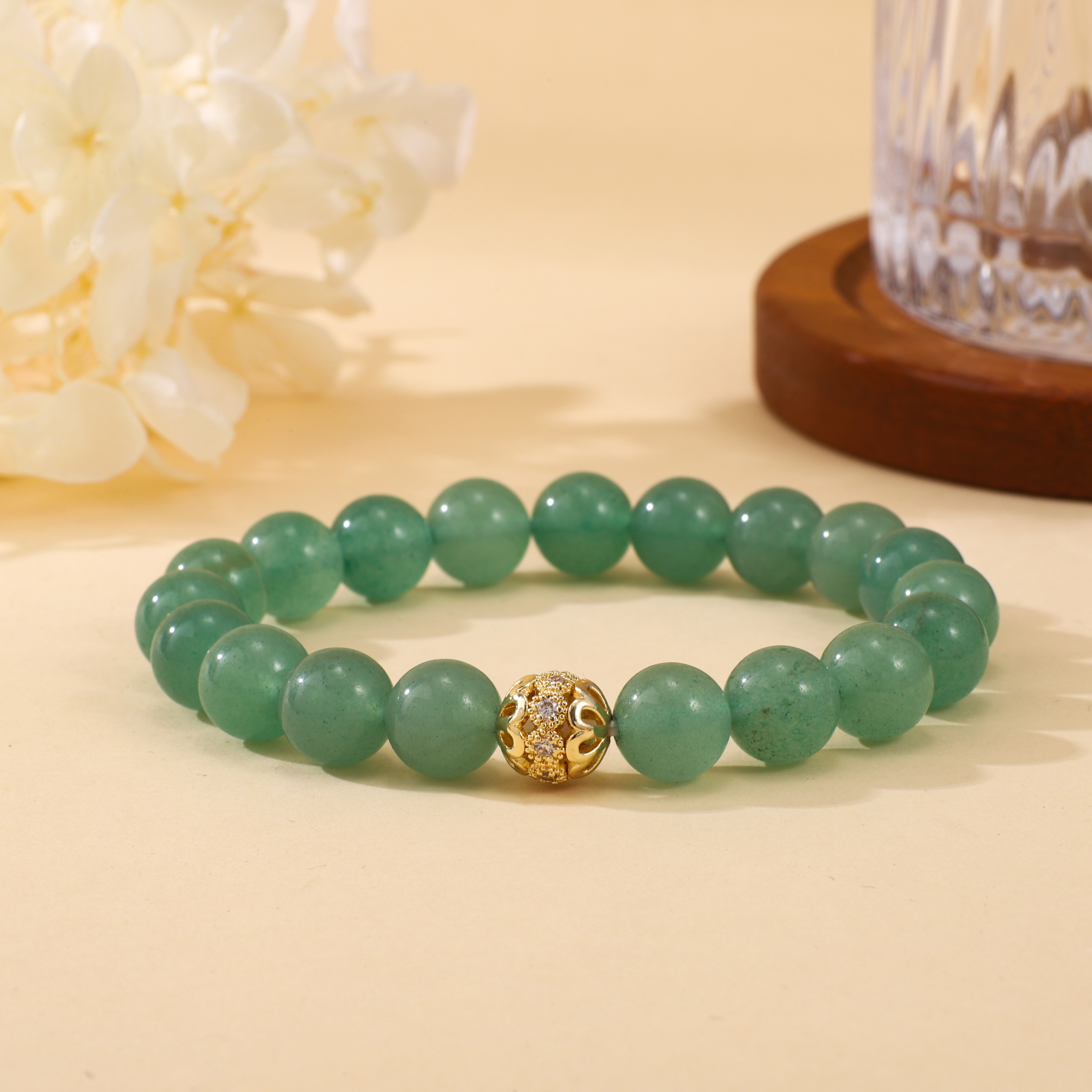 V31东陵玉手串10mm单圈手链（随机礼盒）