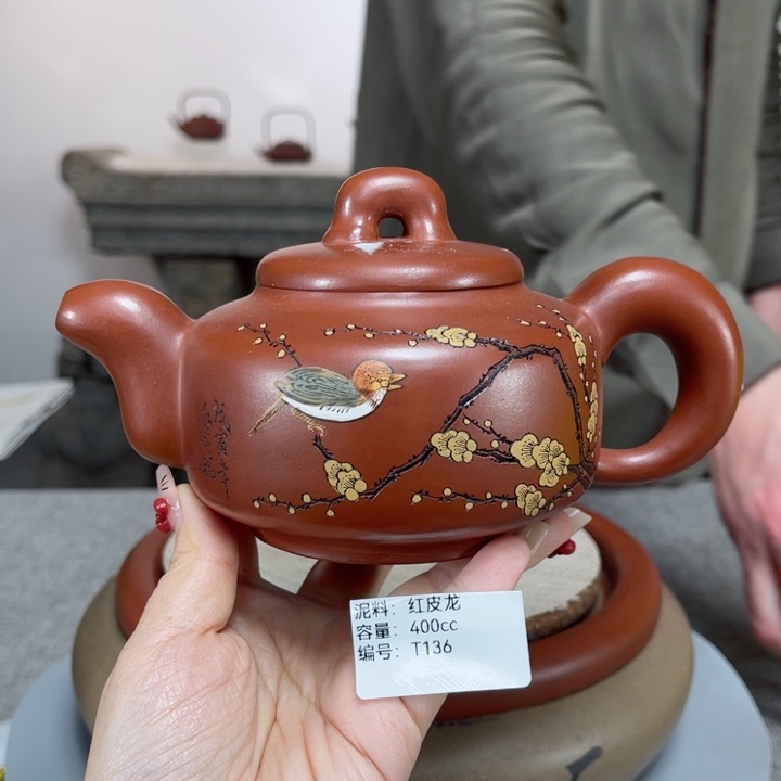 紫砂茶壶紫砂刻绘