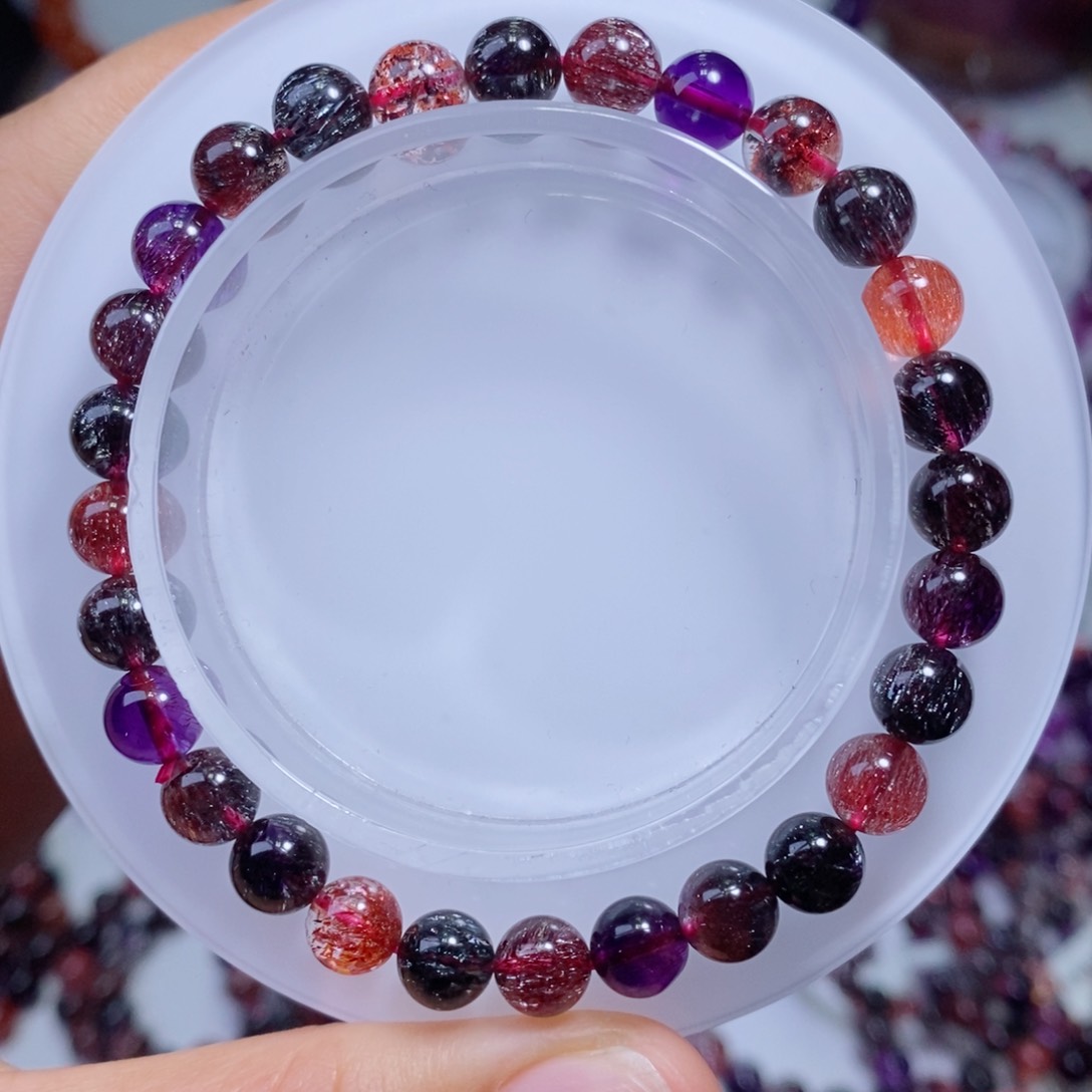 水晶手链未镶嵌超七