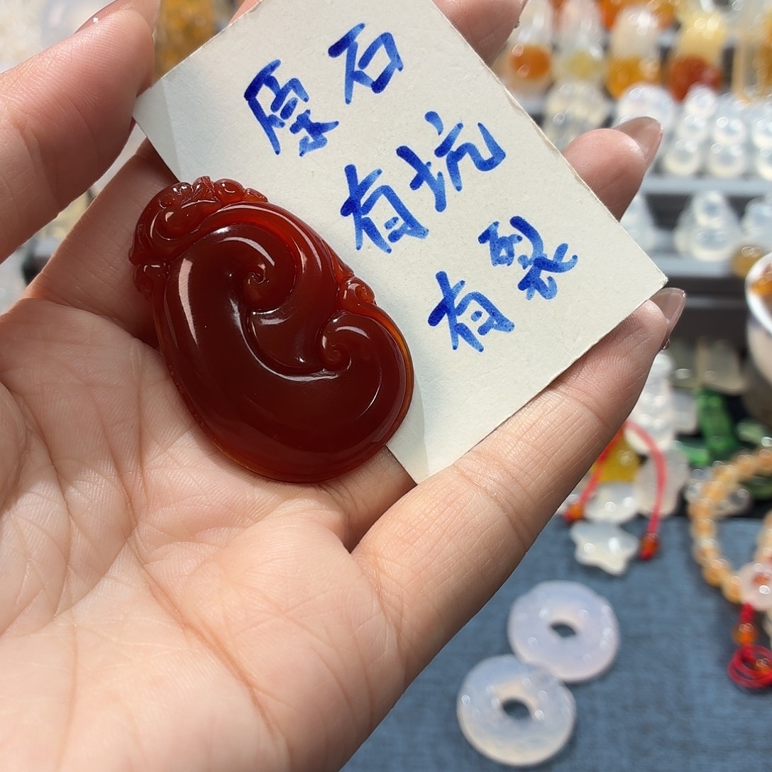 玛瑙/玉髓合金颈饰