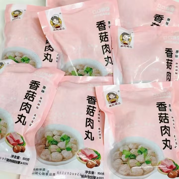 【保质期至26.2.24】林阿姆 香菇肉丸100g*8袋
