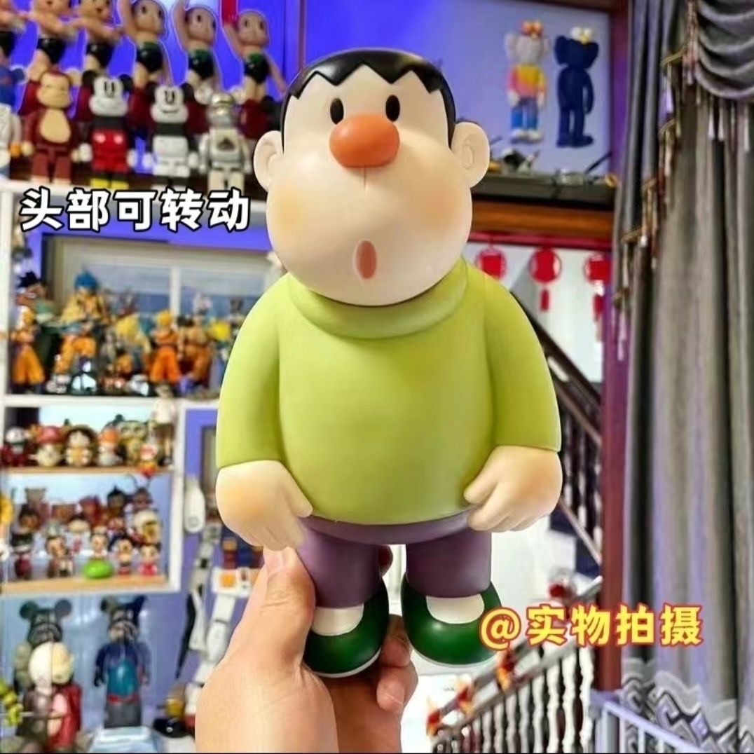 胖虎手办桌面摆件办公桌家居饰品客厅网红装饰品摆件呆萌家居装饰