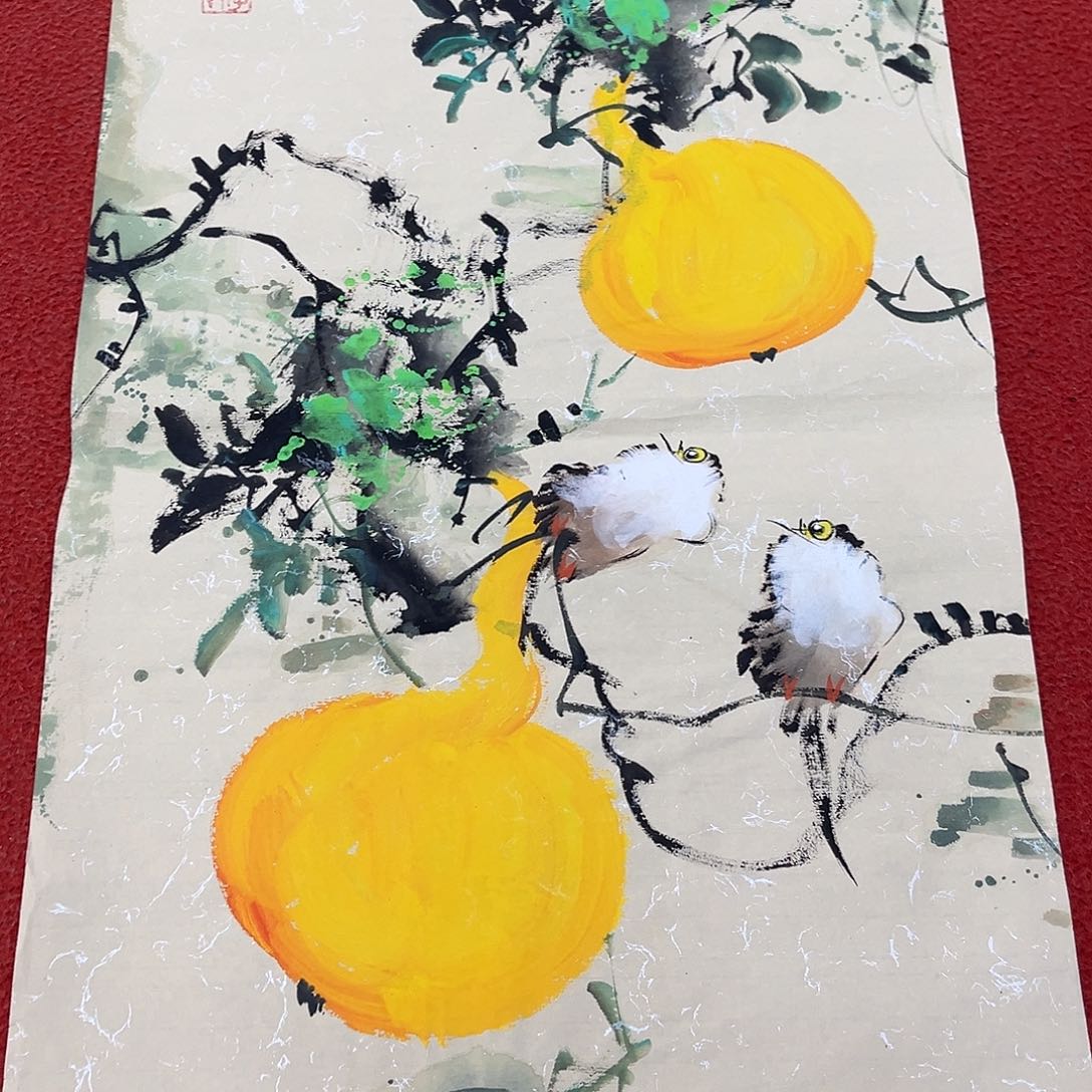 国画手绘国画作品