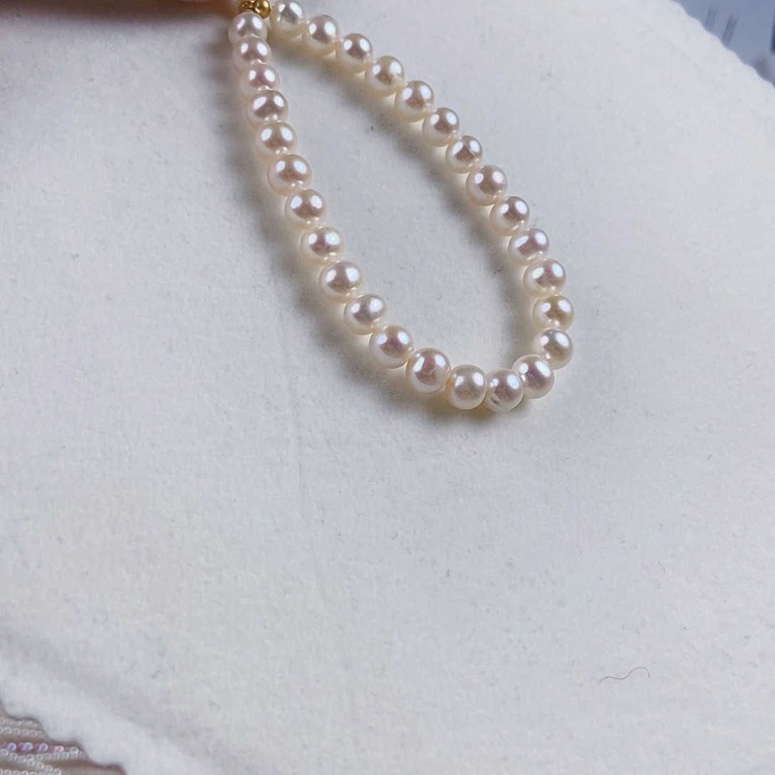 淡水珍珠手绳银S925镶嵌