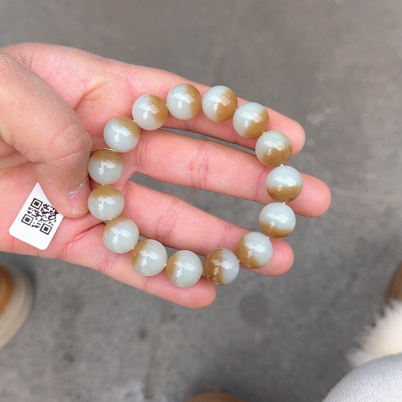 【闪购商品】和田玉手串未镶嵌糖白手串