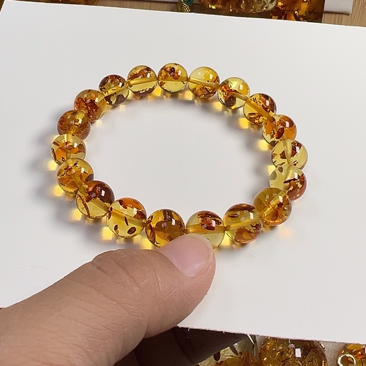 琥珀（花珀）未镶嵌项圈