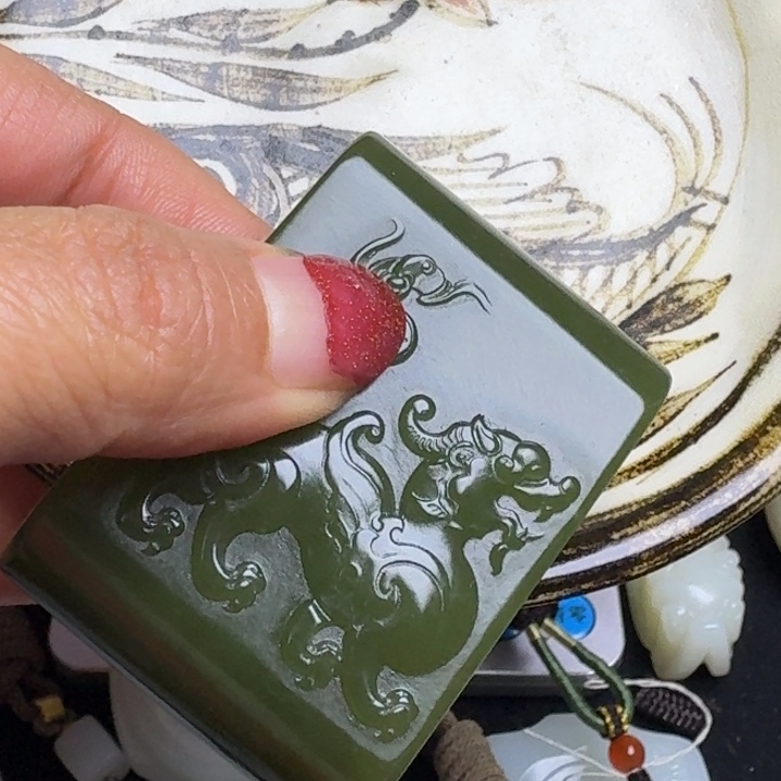 遗***月瓷片新号开播挂件一个