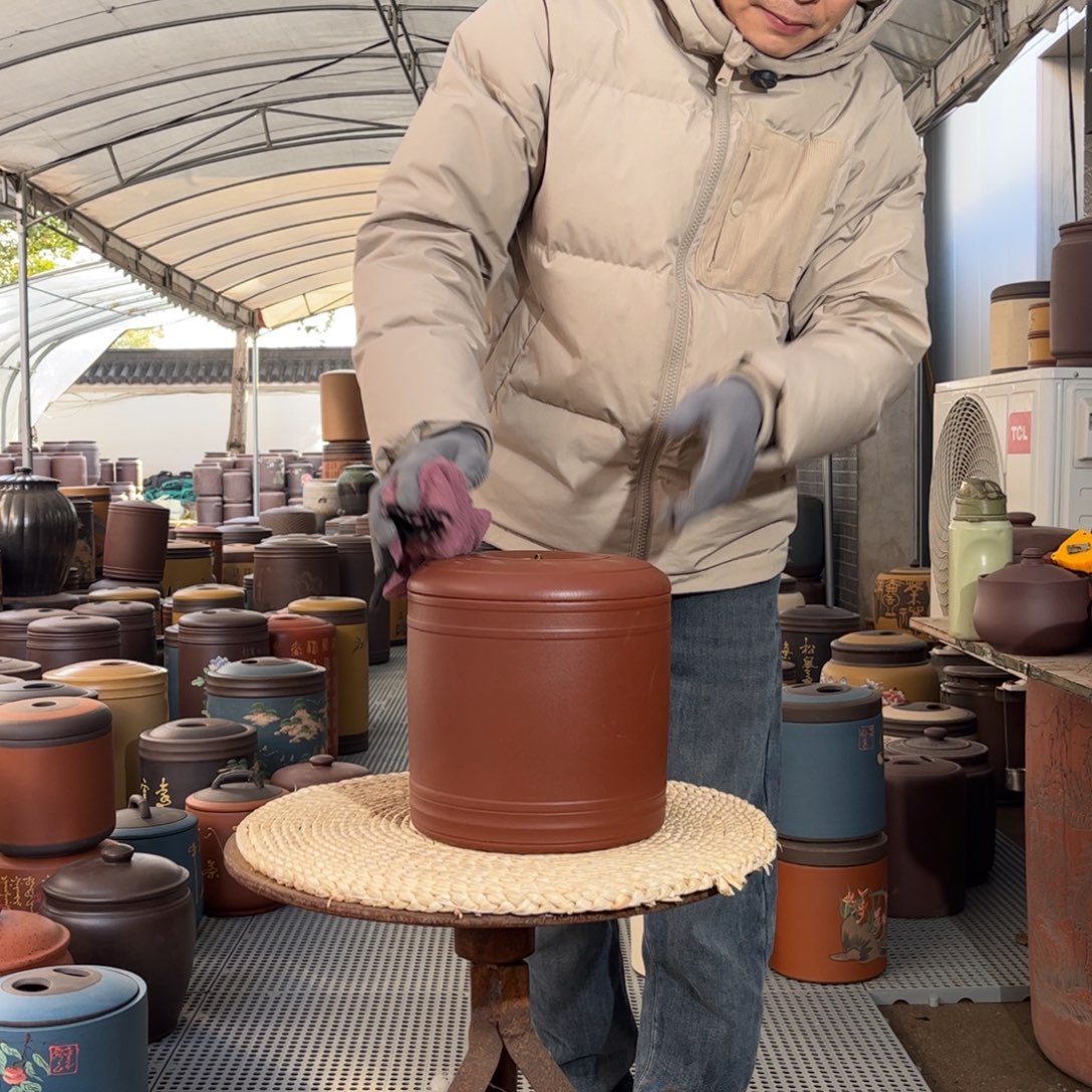 茶叶罐紫砂7 饼茶叶罐