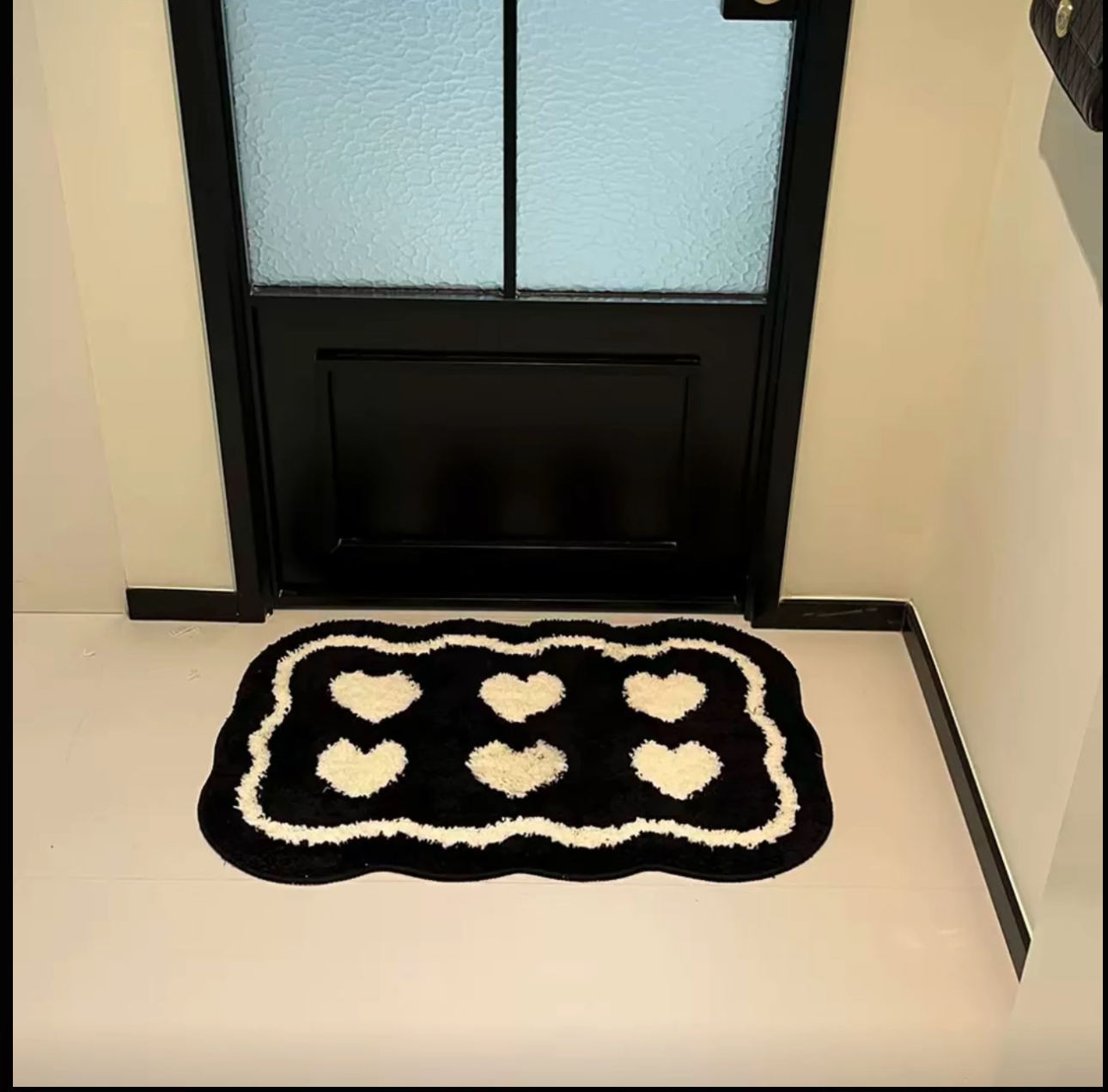 【同款低价】双排爱心门垫浴室地垫吸水防滑脚垫家用卫生间