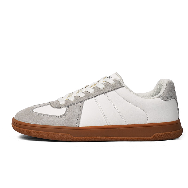 休闲风增高系带中式圆头休闲皮鞋韩版百搭低帮