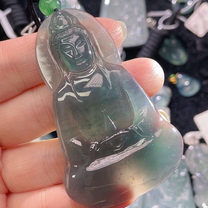 翡翠颈饰未镶嵌55，