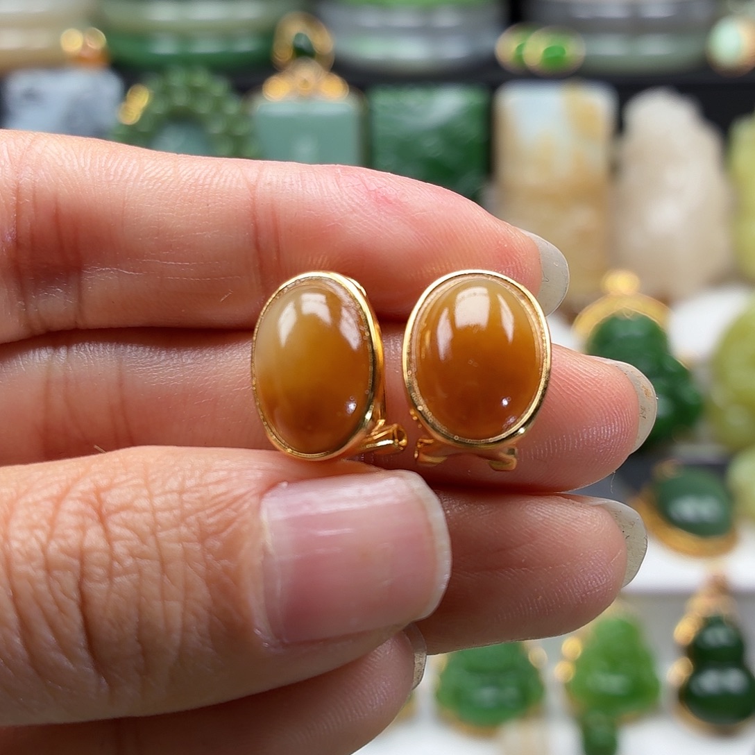 和田玉银S925镶嵌颈饰