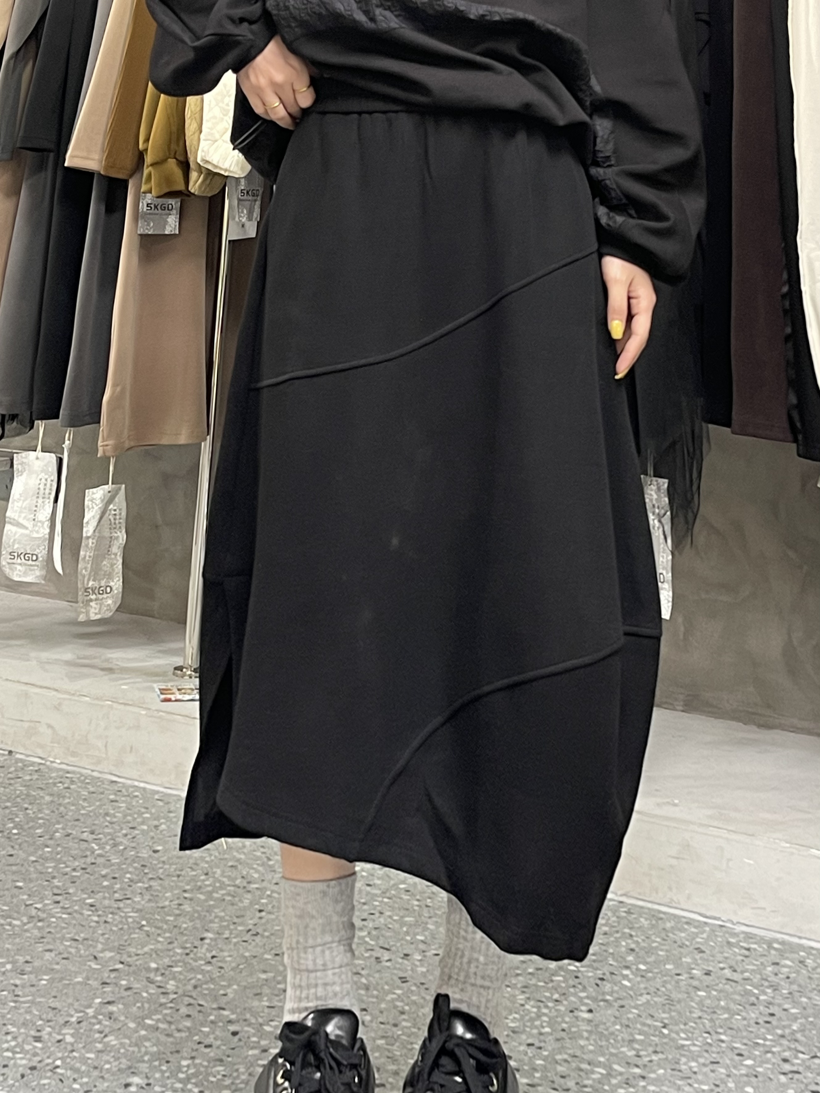 有货SKGD#89969春季福利高品质不规则半身裙，裙长：80cm